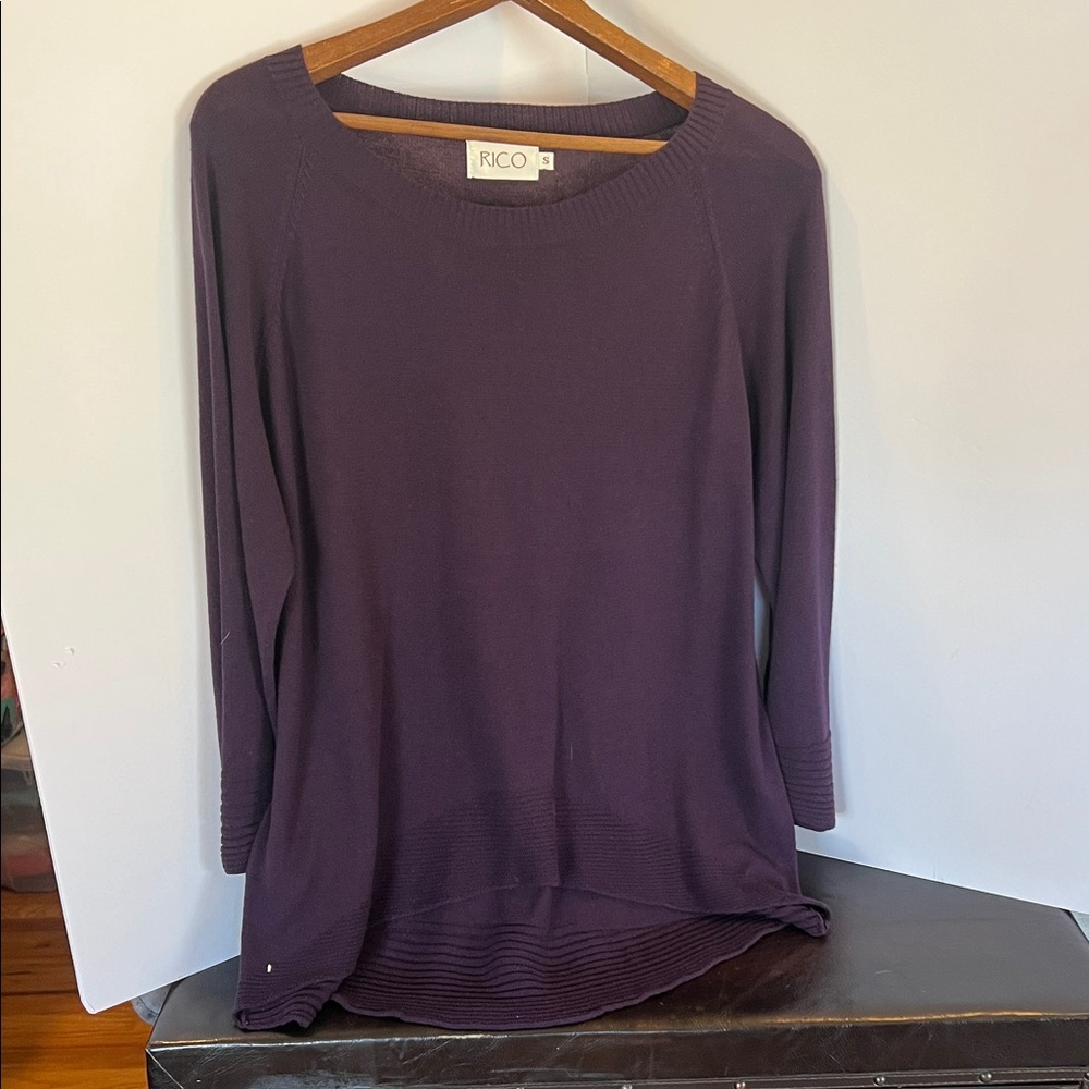 Rico Women's Elegant Purple Sweater